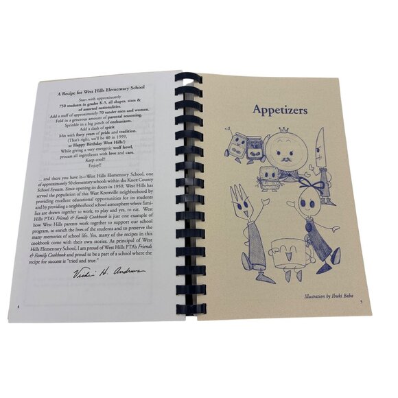 1998 West Hills Elementary PTA Friends & Family Cookbook Knoxville TN - Picture 4 of 11